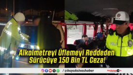 Alkolmetreyi Üflemeyi Reddeden Sürücüye 150 Bin TL Ceza!