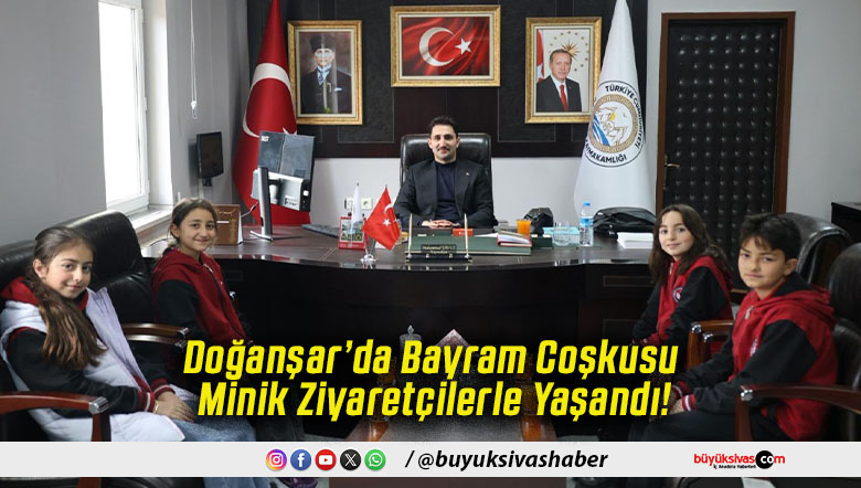 Doğanşar’da Bayram Coşkusu Minik Ziyaretçilerle Yaşandı!