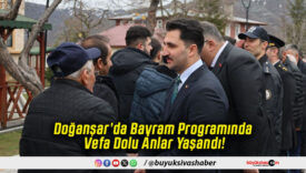 Doğanşar’da Bayram Programında Vefa Dolu Anlar Yaşandı!