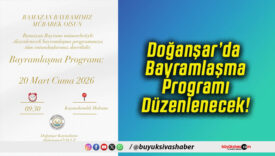 Doğanşar’da Bayramlaşma Programı Düzenlenecek!