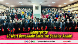 Gemerek’te 18 Mart Çanakkale Zaferi ve Şehitler Anıldı!