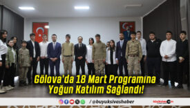 Gölova’da 18 Mart Programına Yoğun Katılım Sağlandı!