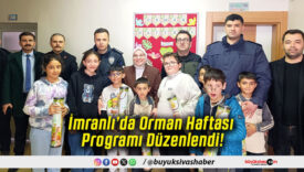 İmranlı’da Orman Haftası Programı Düzenlendi!