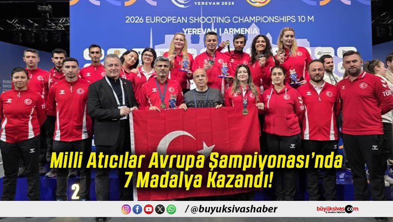Milli Atıcılar Avrupa Şampiyonası’nda 7 Madalya Kazandı!