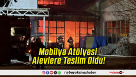 Mobilya Atölyesi Alevlere Teslim Oldu!