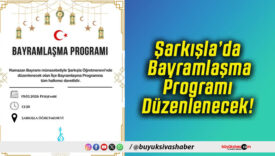 Şarkışla’da Bayramlaşma Programı Düzenlenecek!