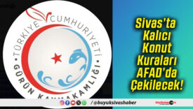 Sivas’ta Kalıcı Konut Kuraları AFAD’da Çekilecek!