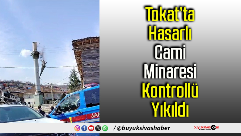 Tokat’ta Hasarlı Cami