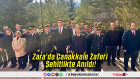 Zara’da Çanakkale Zaferi Şehitlikte Anıldı!