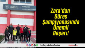 Zara’dan Güreş Şampiyonasında Önemli Başarı!