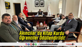 Akıncılar’da Kitap Kurdu Öğrenciler Ödüllendirildi!