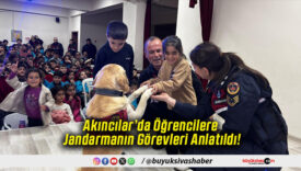 Akıncılar’da Öğrencilere Jandarmanın Görevleri Anlatıldı!