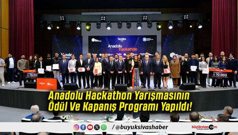 Anadolu Hackathon Yarışmasının Ödül Ve Kapanış Programı Yapıldı!
