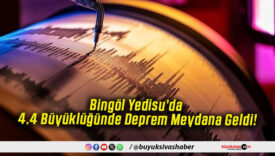 Bingöl Yedisu’da 4.4 Büyüklüğünde Deprem Meydana Geldi!