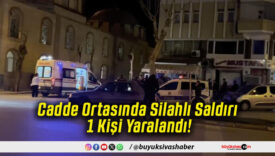 Cadde Ortasında Silahlı Saldırı 1 Kişi Yaralandı!