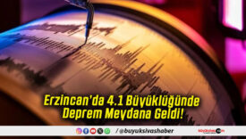 Erzincan’da 4.1 Büyüklüğünde Deprem Meydana Geldi!