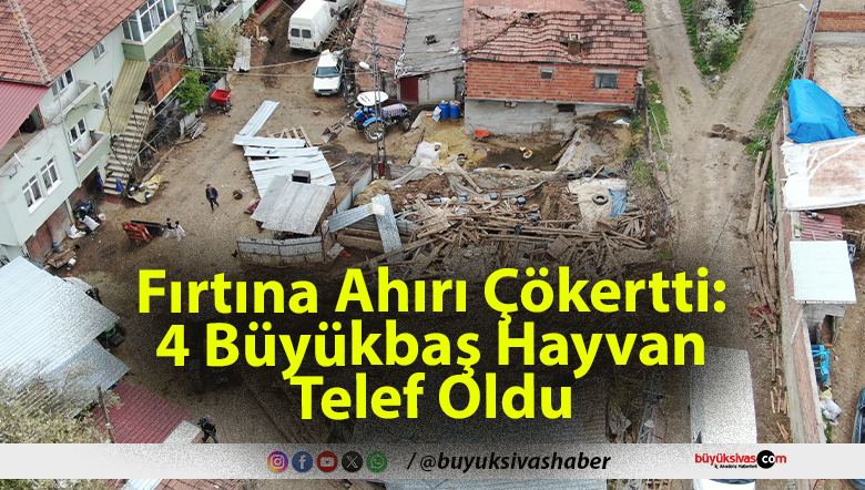 Fırtına Ahırı Çökertti