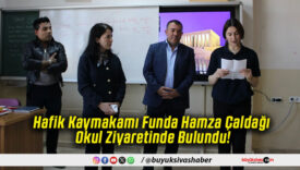 Hafik Kaymakamı Funda Hamza Çaldağı Okul Ziyaretinde Bulundu!