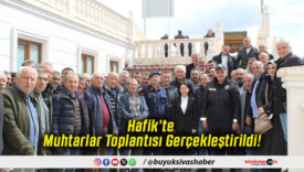 Hafik’te Muhtarlar Toplantısı Gerçekleştirildi!