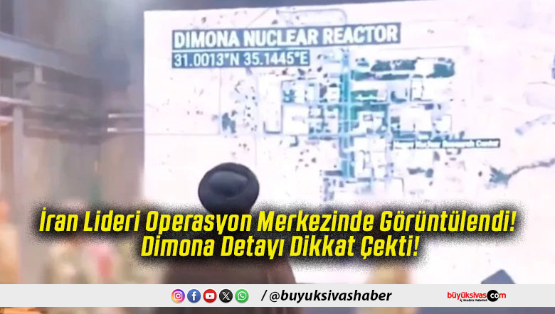 İran Lideri Operasyon Merkezinde Görüntülendi! Dimona Detayı Dikkat Çekti!