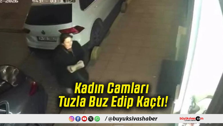 Kadın Camları Tuzla Buz Edip Kaçtı!