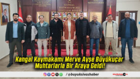 Kangal Kaymakamı Merve Ayşe Büyükuçar Muhtarlarla Bir Araya Geldi!