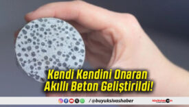 Kendi Kendini Onaran Akıllı Beton Geliştirildi!