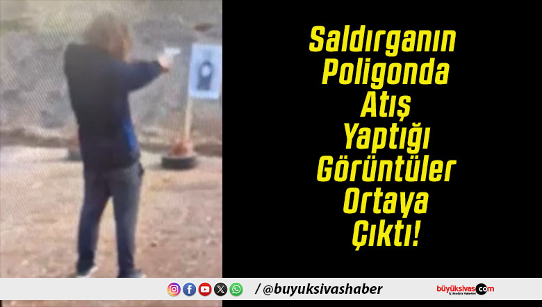 Saldırganın Poligonda Atış Yaptığı Görüntüler Ortaya Çıktı!