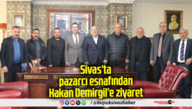 Sivas’ta pazarcı esnafından