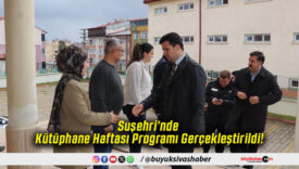 Suşehri’nde Kütüphane Haftası Programı Gerçekleştirildi!
