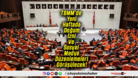 TBMM’de Yeni Haftada Doğum İzni Ve Sosyal Medya Düzenlemeleri Görüşülecek!