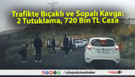 Trafikte Bıçaklı