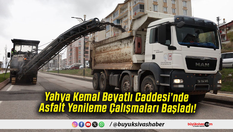 Yahya Kemal Beyatlı Caddesi’nde Asfalt Yenileme Çalışmaları Başladı!