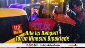 Aile İçi Dehşet! Torun Ninesini Bıçakladı!