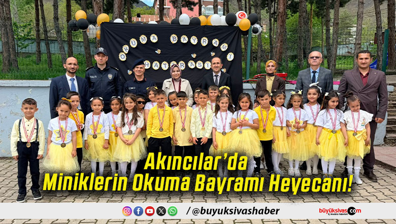 Akıncılar’da Miniklerin Okuma Bayramı Heyecanı!