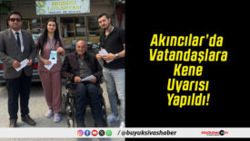 Akıncılar’da Vatandaşlara Kene Uyarısı Yapıldı!
