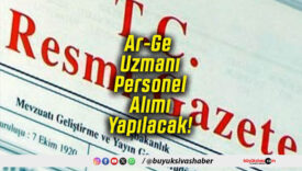 Ar-Ge Uzmanı Personel Alımı Yapılacak!