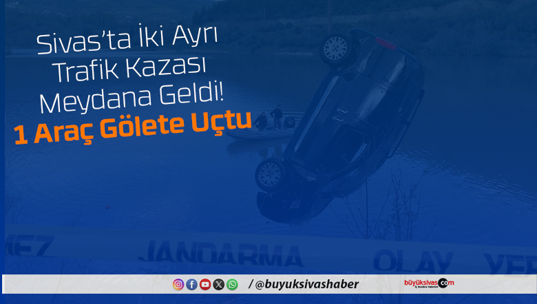 Araç Gölete Uçtu
