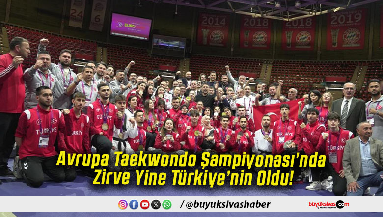 Avrupa Taekwondo Şampiyonası’nda Zirve Yine Türkiye’nin Oldu!