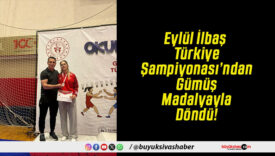 Eylül İlbaş Türkiye Şampiyonası’ndan Gümüş Madalyayla Döndü!
