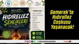 Gemerek’te Hıdırellez Coşkusu Yaşanacak!