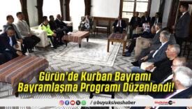 Gürün’de Kurban Bayramı Bayramlaşma Programı Düzenlendi!