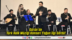 Gürün’de Türk Halk Müziği Konseri Yoğun İlgi Gördü!