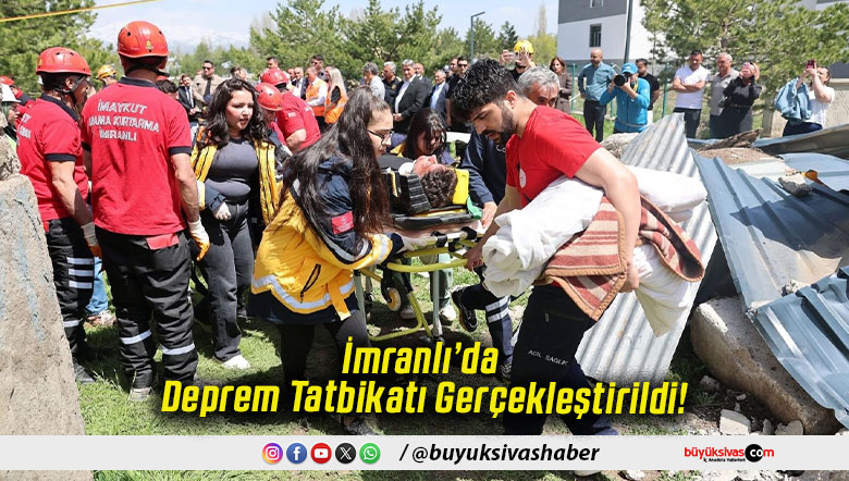 İmranlı’da Deprem Tatbikatı Gerçekleştirildi!