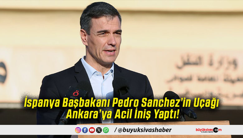 İspanya Başbakanı Pedro Sanchez’in Uçağı Ankara’ya Acil İniş Yaptı!