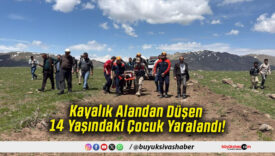 Kayalık Alandan Düşen 14 Yaşındaki Çocuk Yaralandı!