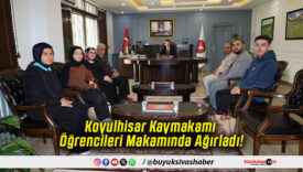 Koyulhisar Kaymakamı Öğrencileri Makamında Ağırladı!