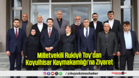 Milletvekili Rukiye Toy’dan