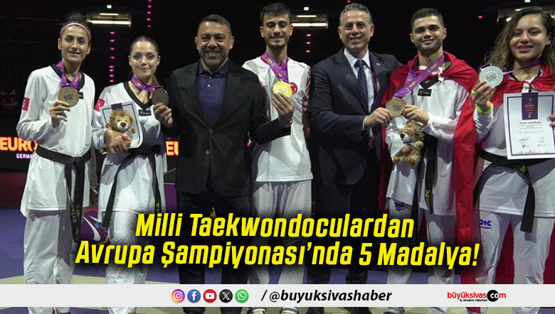 Milli Taekwondoculardan Avrupa Şampiyonası’nda 5 Madalya!