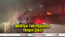 Mobilya Fabrikasında Yangın Çıktı!
